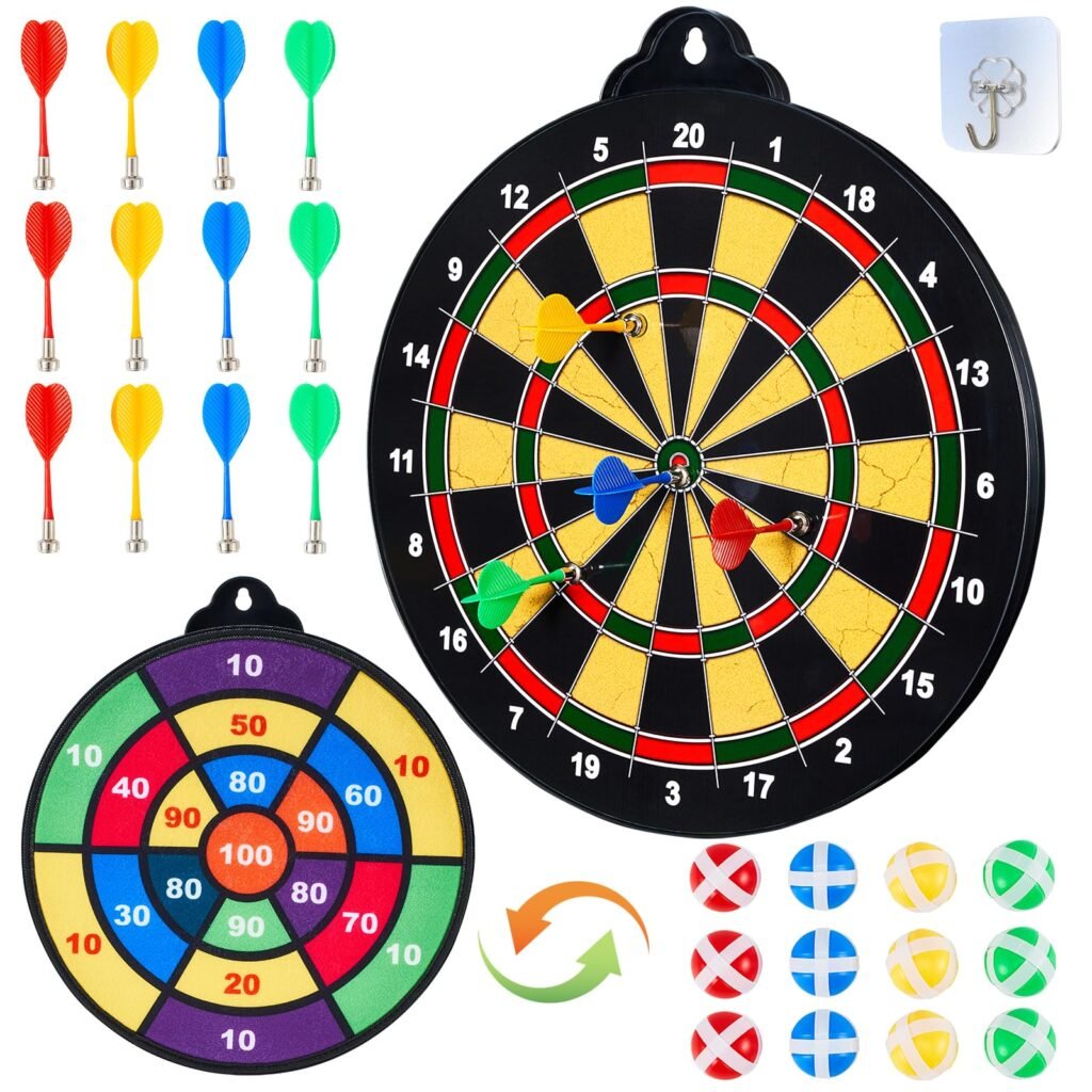 Two sided Magnetic dartboard