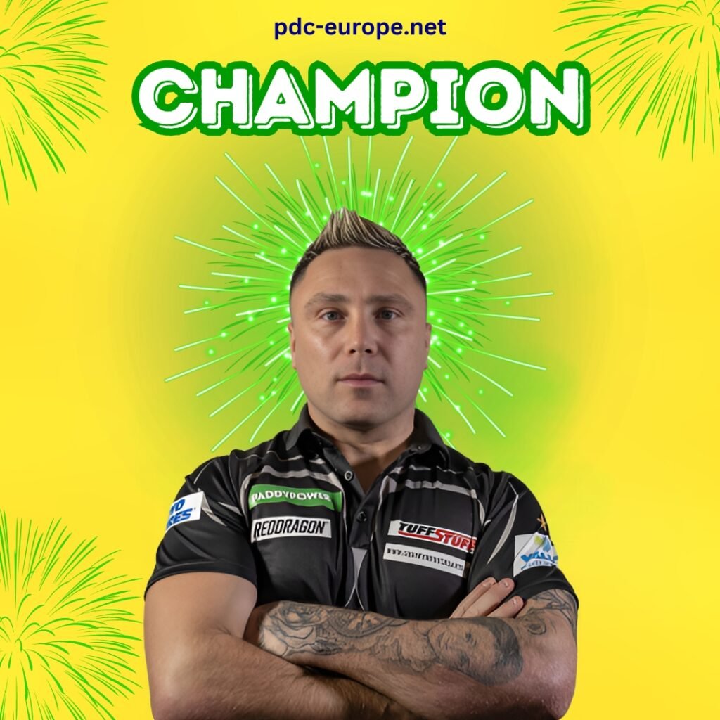 Gerwyn Price Champion of australian darts masters