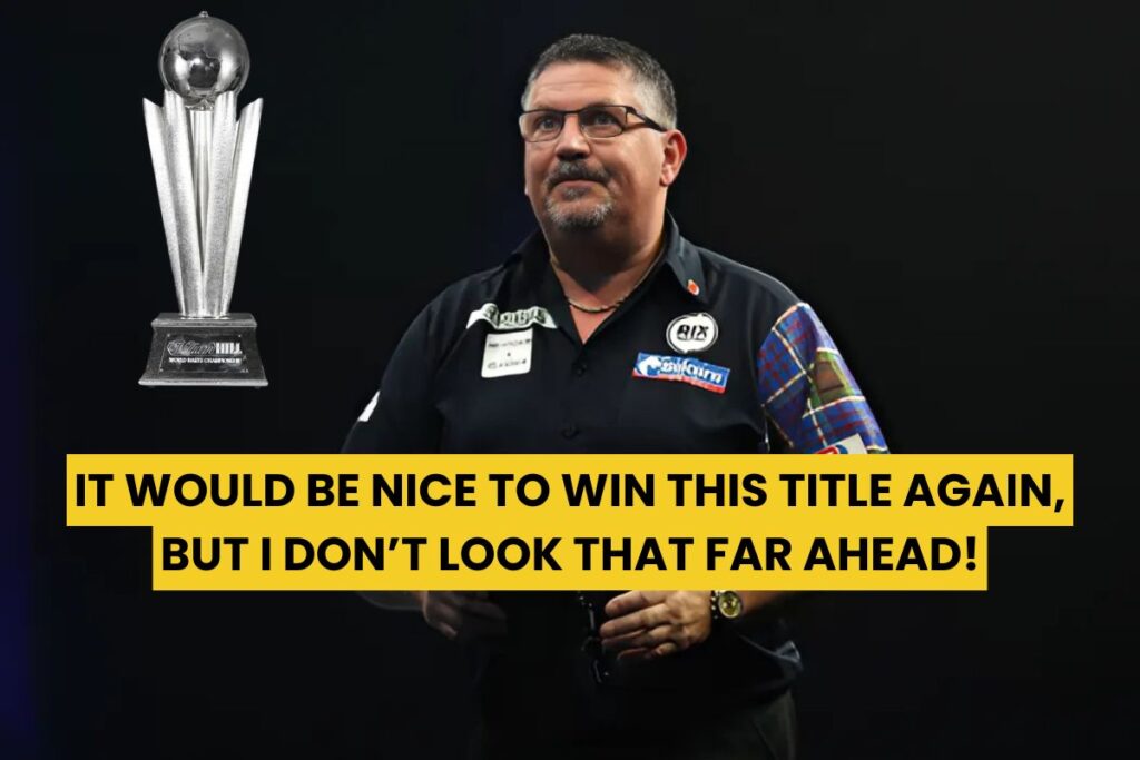 Gary Anderson Ready for World Darts Championship